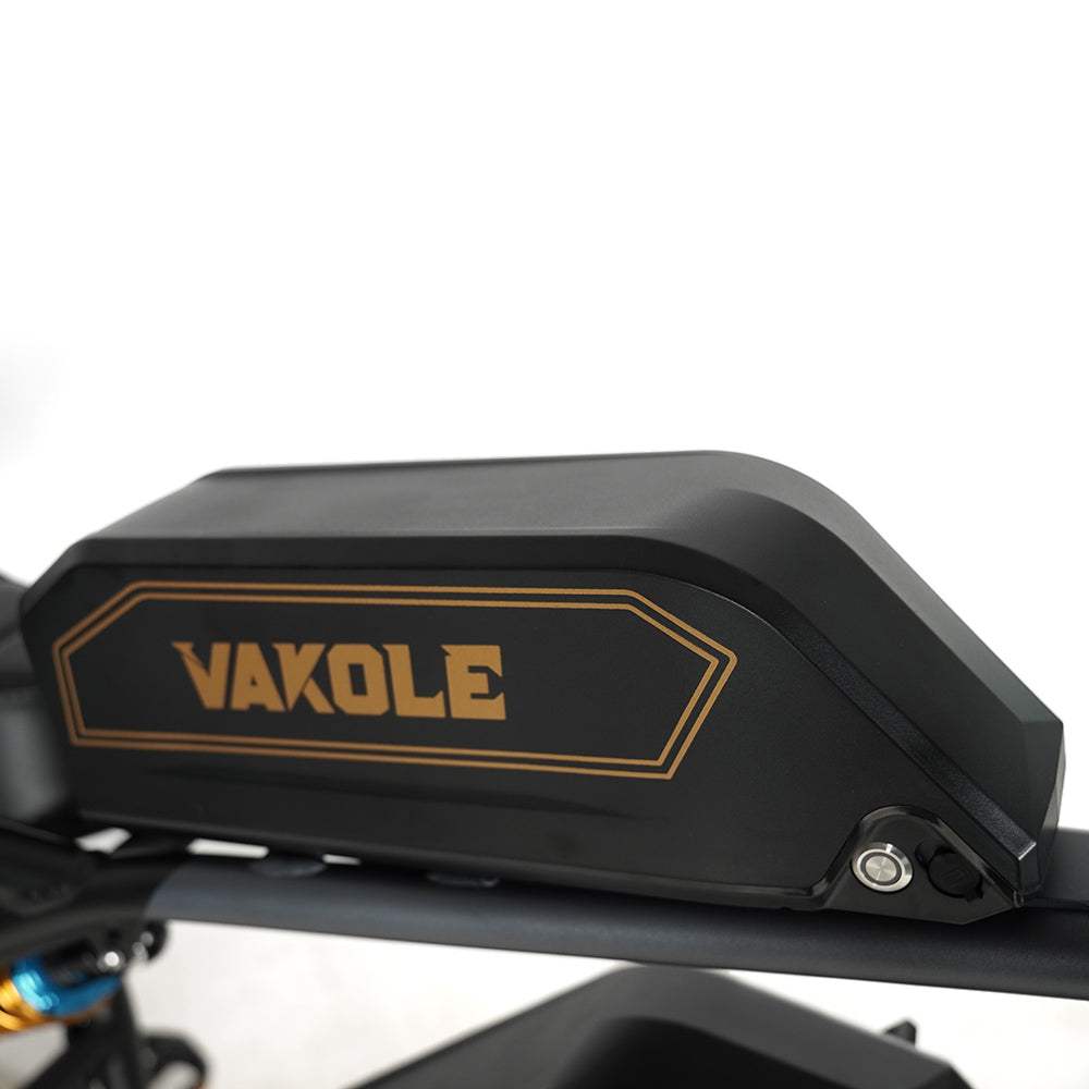 Vakole Q20 MAX 750W*2 Dual Motor 20" Fat Bike 960Wh Full Suspension E-Mountain Bike 48V 20Ah Battery