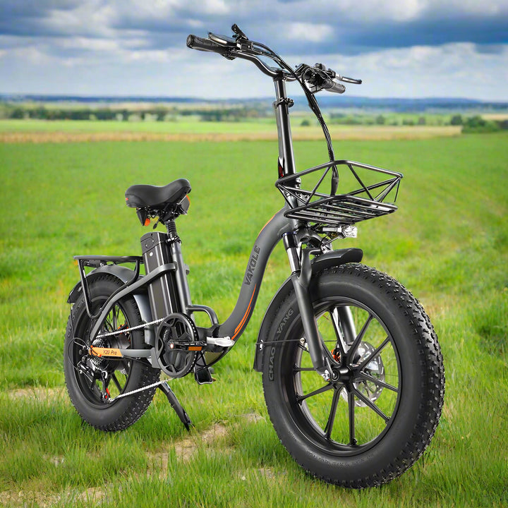 Vakole Y20 Pro 20" Fat Bike 960Wh Foldable Step-through E-bike 48V 20Ah Battery