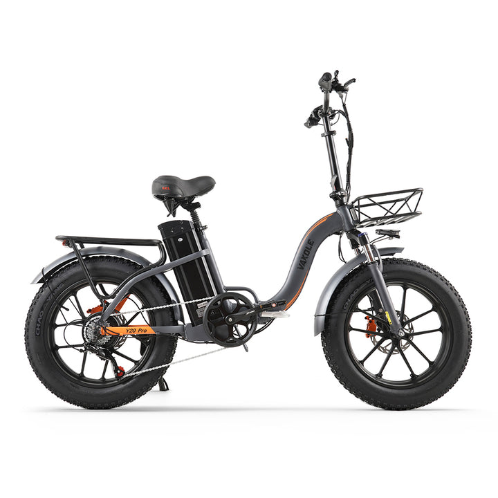 Vakole Y20 Pro 20" Fat Bike 960Wh Foldable Step-through E-bike 48V 20Ah Battery