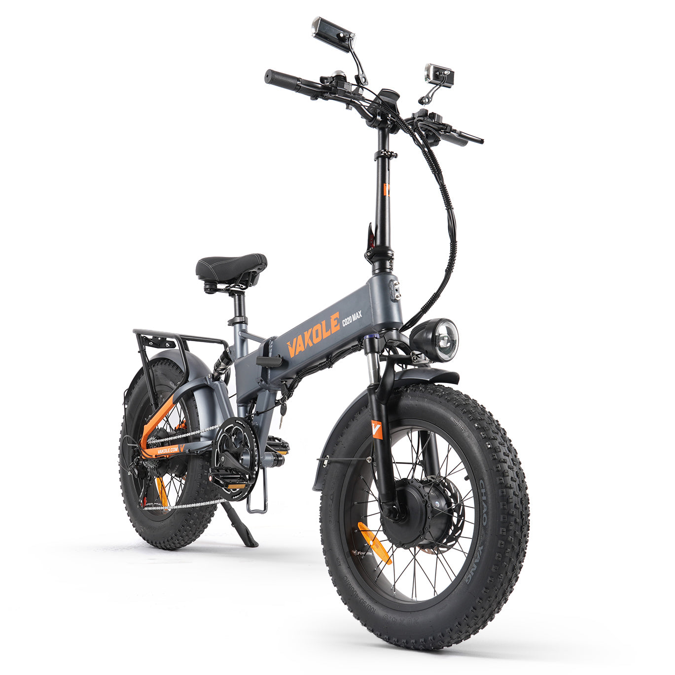 Vakole CO20 Max 750W*2 Doppio Motore 20" Fat Bike Bicicletta Elettrica Pieghevole 20Ah Samsung Batteria