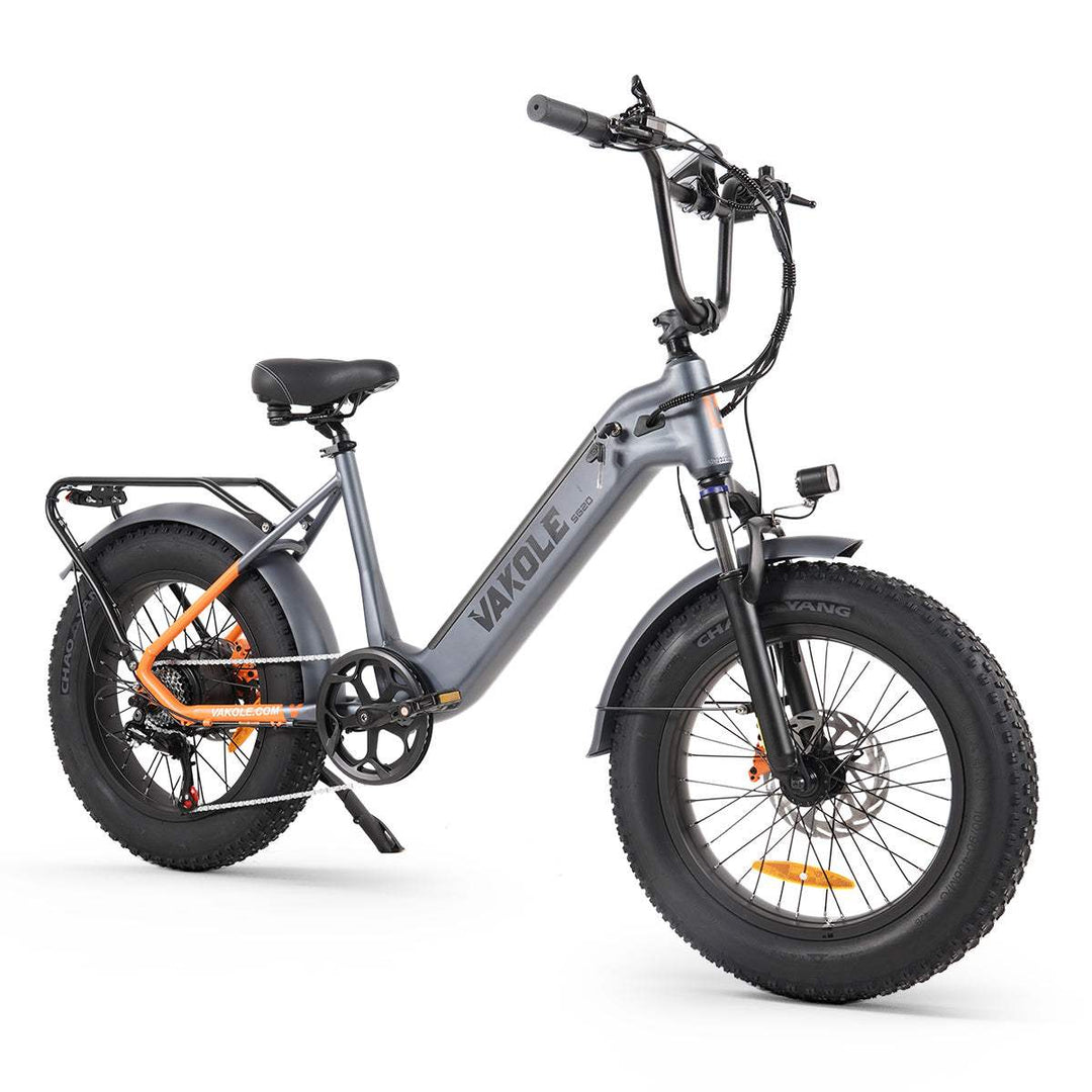 Vakole SG20 250W 20" Fat Bike 748Wh Electric Trekking Bike 48V 15.6Ah Battery