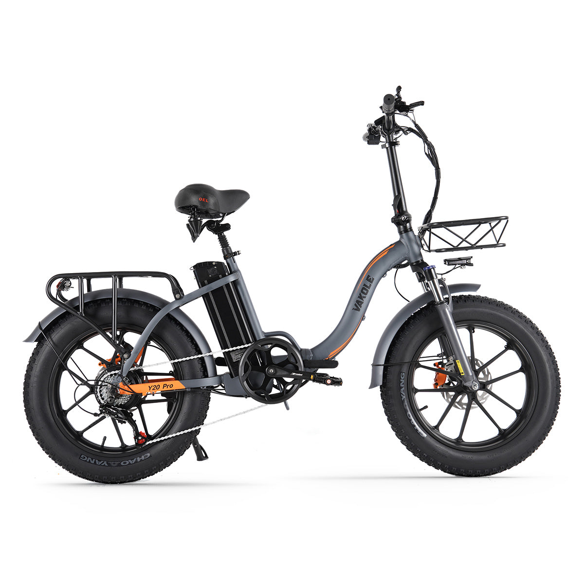 Vakole Y20 Pro 20" Foldable Step-through Electric Fat Bike with 20Ah Samsung Battery Support APP