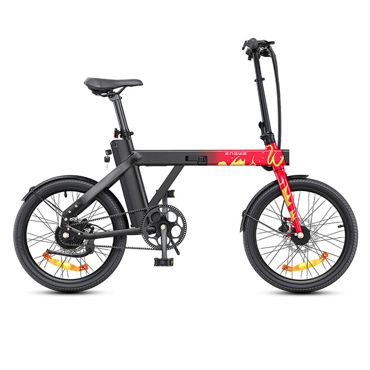 Engwe P20 250W 20" Foldable City Commuter E-bike 345Wh with Belt Drive with Torque Sensor 36V 9.6Ah Battery