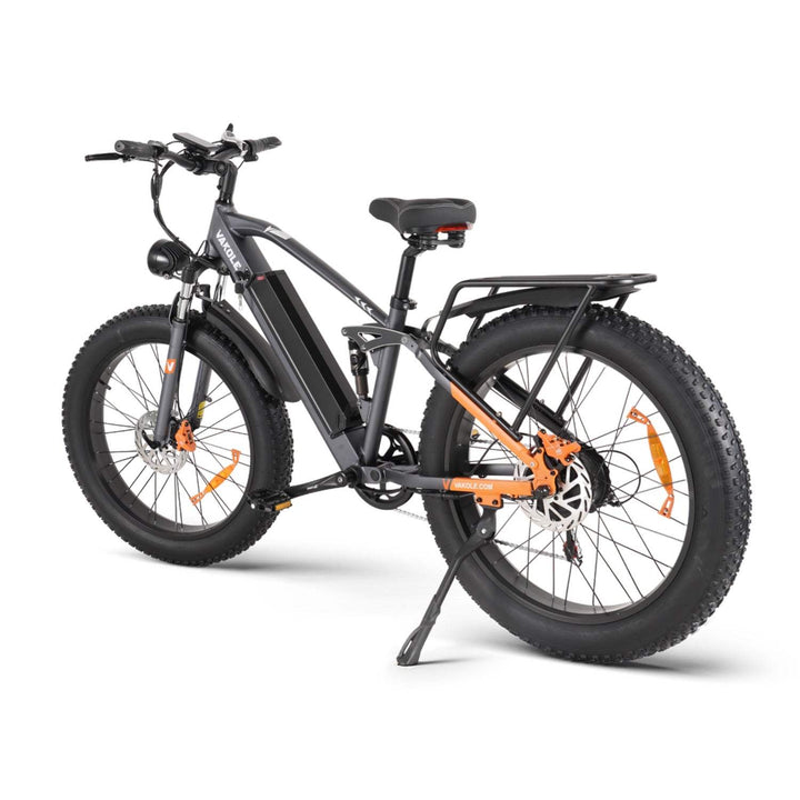 Vakole CO26 750W 26" Fat Bike 768Wh Full Suspension E-Mountain Bike 48V 16Ah Battery