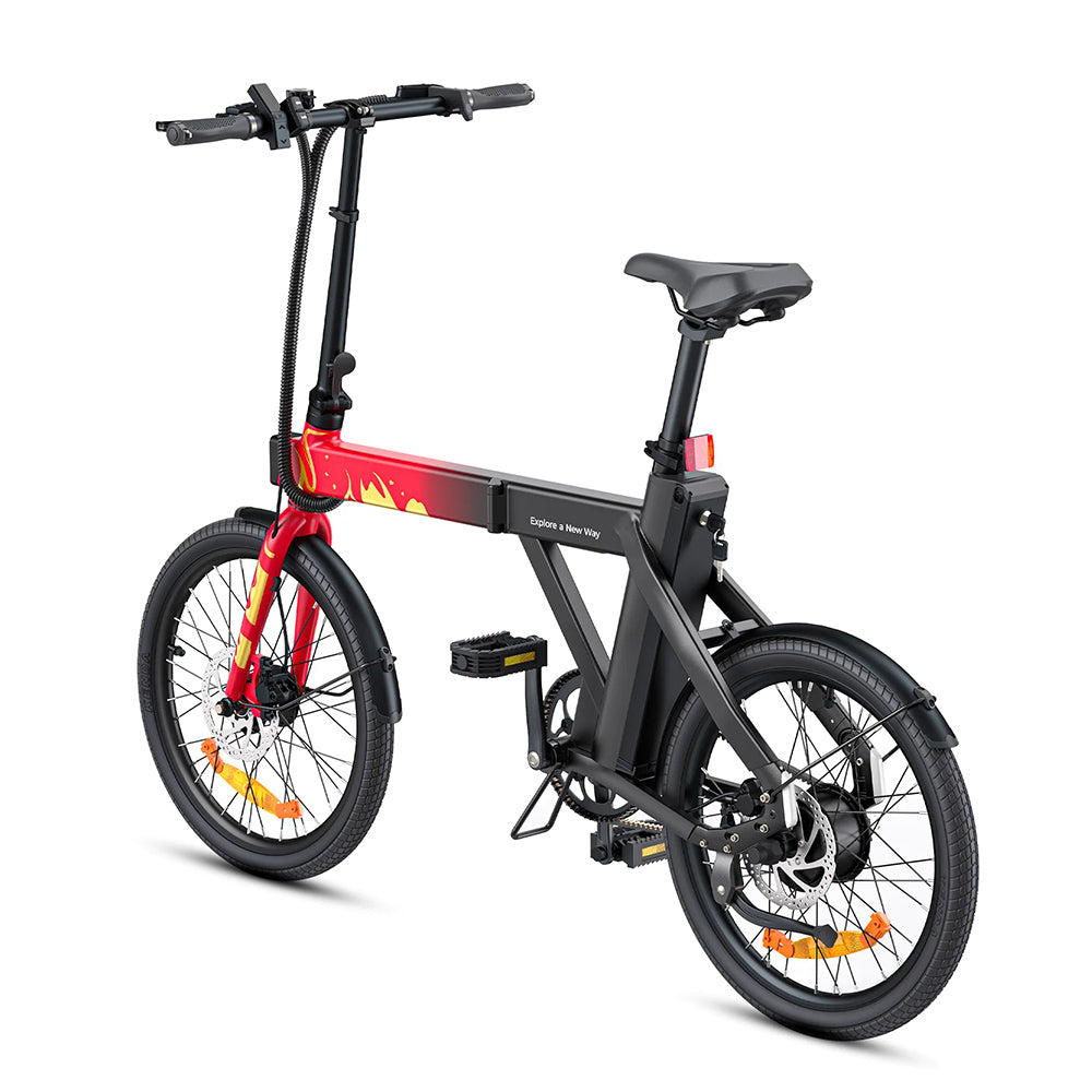 Engwe P20 250W 20" Foldable City Commuter E-bike 345Wh with Belt Drive with Torque Sensor 36V 9.6Ah Battery