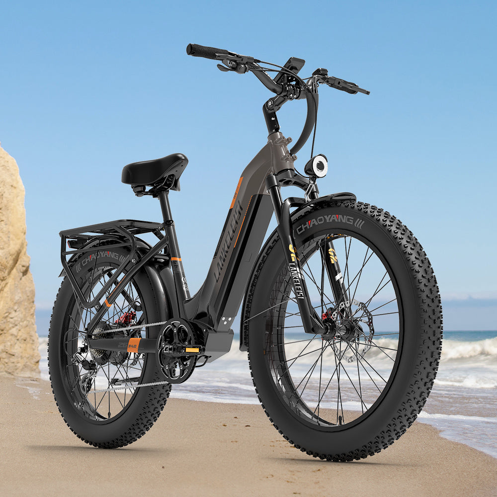 Lankeleisi MG600 Plus 1000W 26" Fat Bike All Terrain SUV E-Bike with Torque Sensor 48V 20Ah Samsung Battery