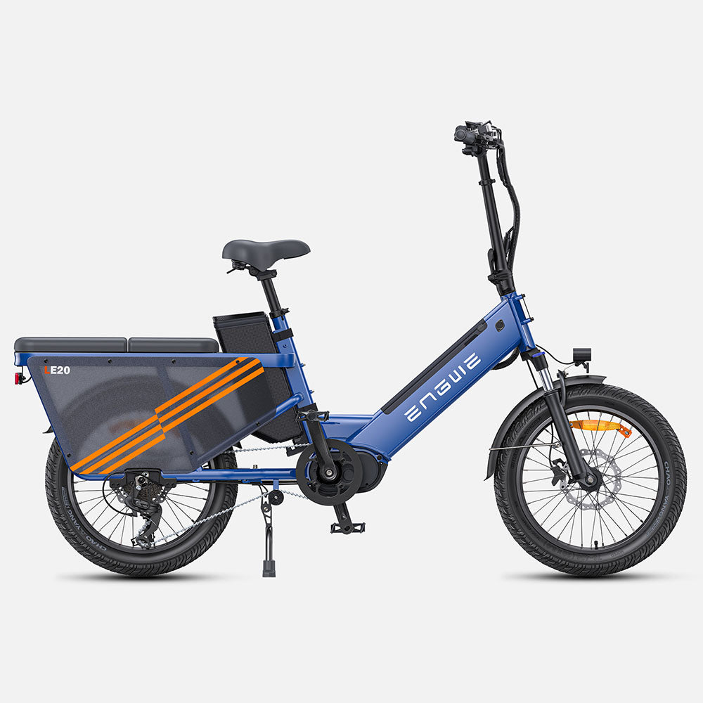 ENGWE LE20 250W 20" Bici elettrica Step-Thru Cargo E-Bike con sensore di coppia Supporto APP