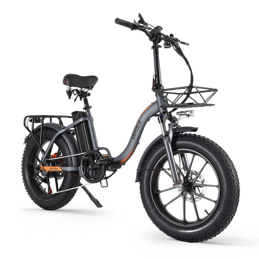 Vakole Y20 Pro 20" Fat Bike 960Wh Foldable Step-through E-bike 48V 20Ah Battery