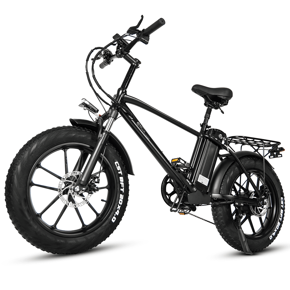 CMACEWHEEL T20 750W 20" Fat Bike 864Wh Electric Mountain Bike Cargo E-bike 48V 18Ah Battery