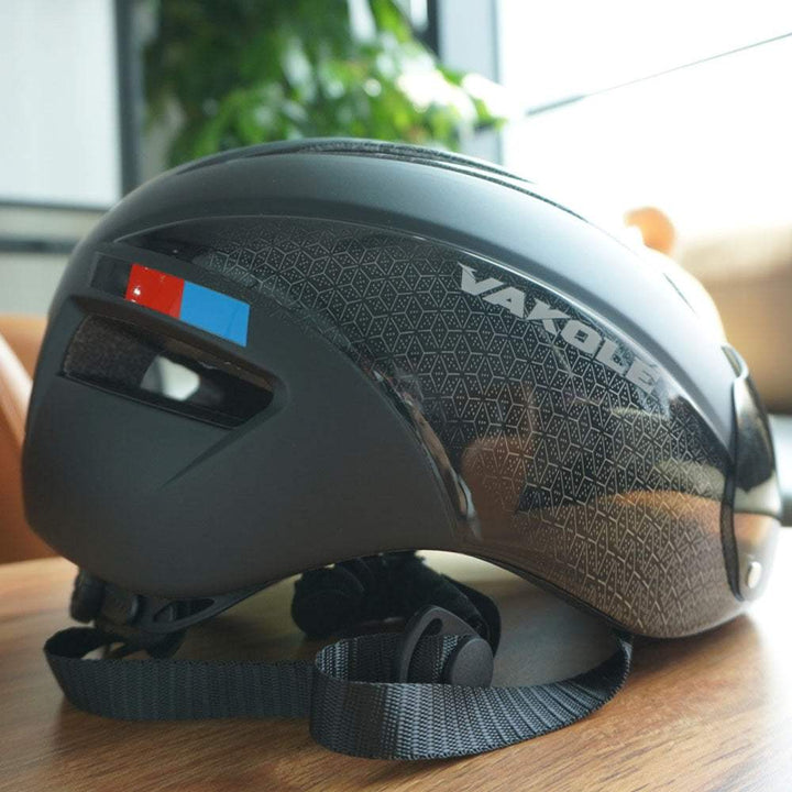 Vakole Integrally Molded Bicycle Helmet with Magnetic Goggles