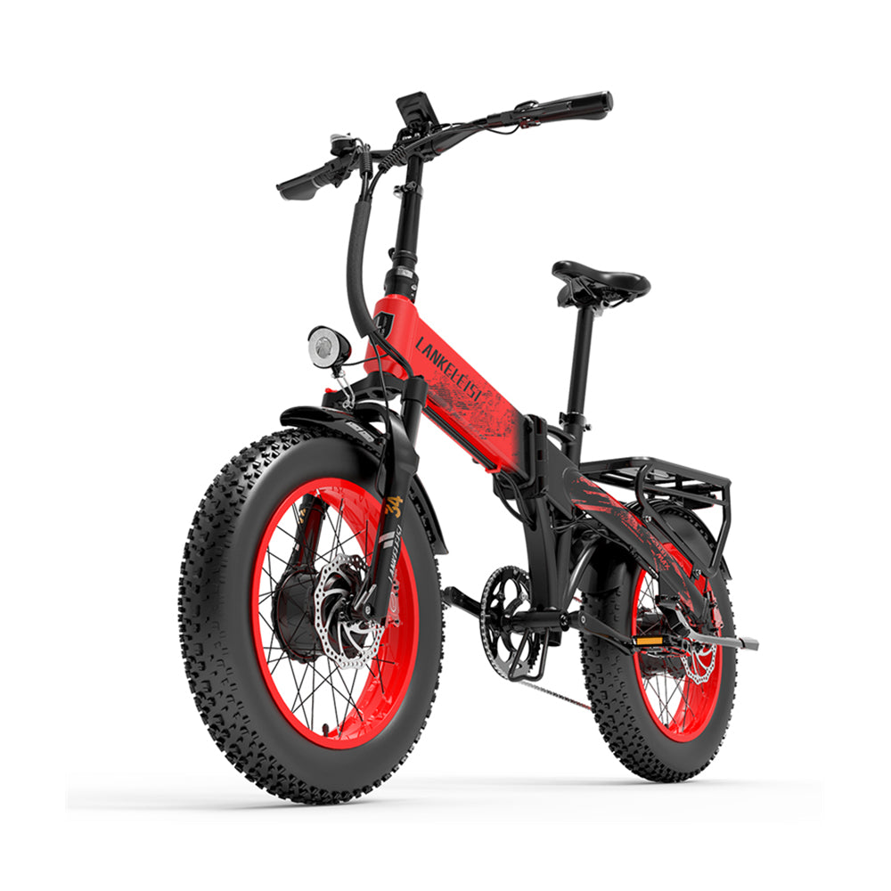 Lankeleisi X2000 MAX 1000W*2 Dual Motor 20" Fat Bike 960Wh Foldable E-Bike