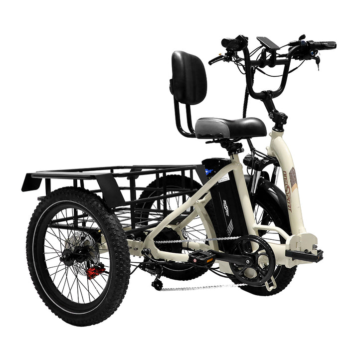 Onesport OT30 500W 20" Foldable Electric Cargo Tricycle 624Wh E-bike 48V 13Ah Battery