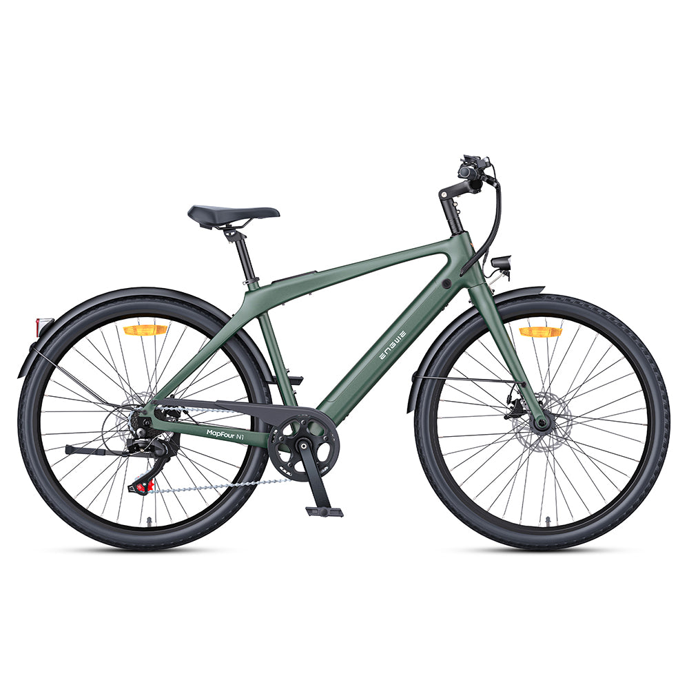 Engwe MapFour N1 Air 250W 700*38C Vélo Électrique Urbain en Fibre de Carbone 360Wh Vélo Électrique Urbain Avec Capteur de Couple 36V 10Ah Batterie