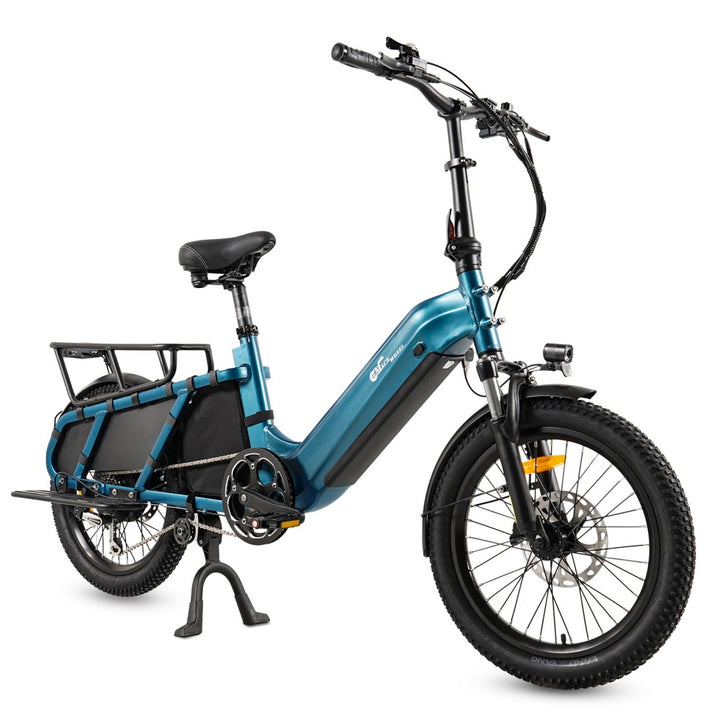 CMACEWHEEL HQ20 500W 20" Vélo Cargo Électrique 960Wh Longtail E-Bike avec Capteur de Couple