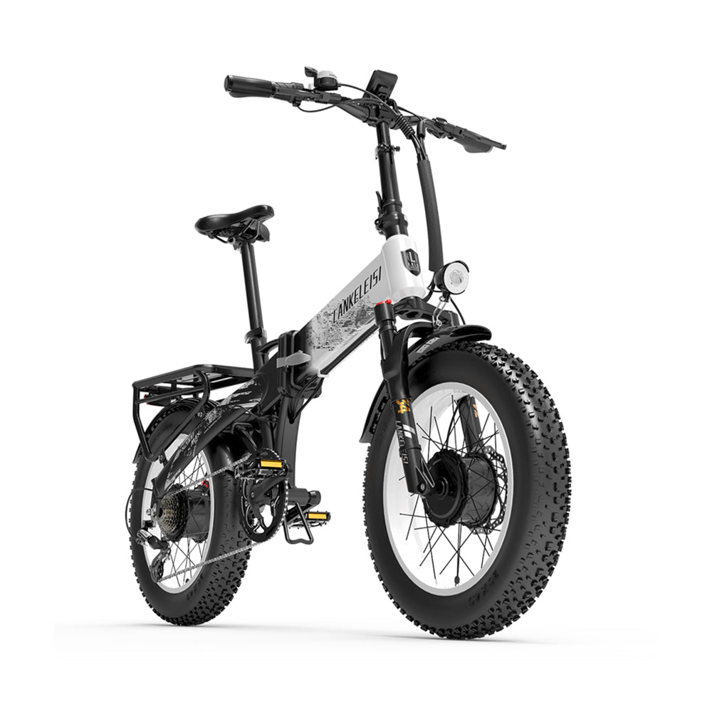 Lankeleisi X2000 MAX 1000W*2 Dual Motor 20" Fat Bike 960Wh Foldable E-Bike