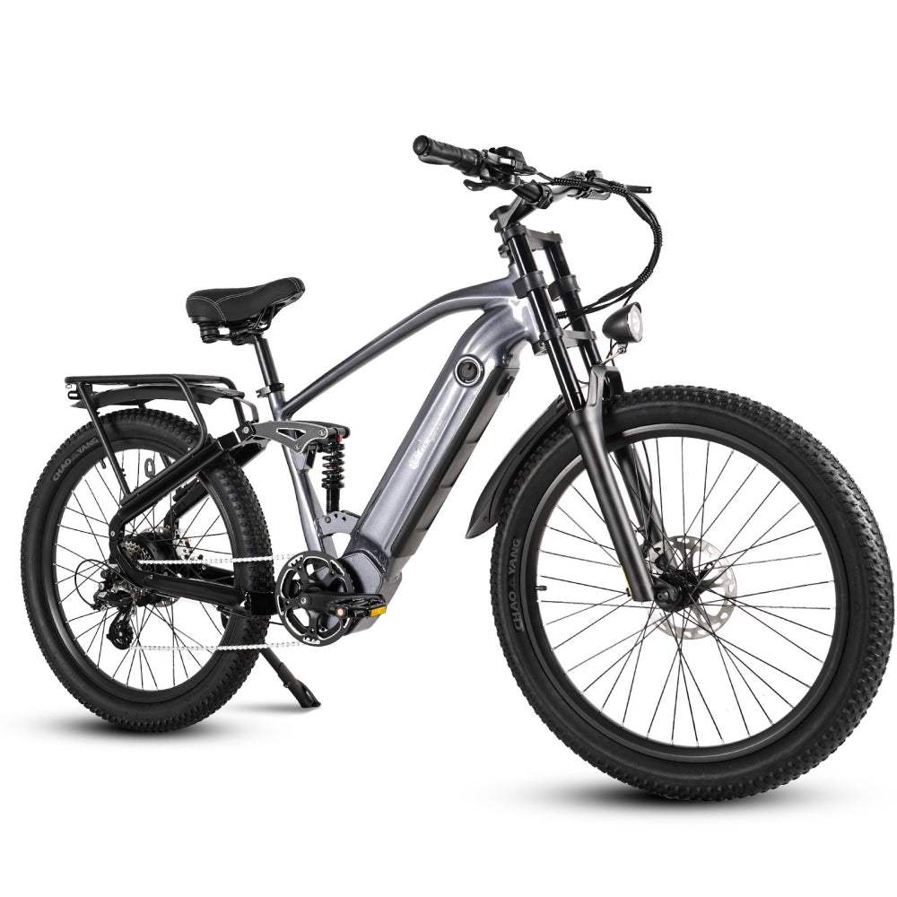 CMACEWHEEL AL26 500 W x 2 à double moteur Vélo de montagne électrique SUV 26 pouces avec capteur de couple et batterie 48 V 17 Ah