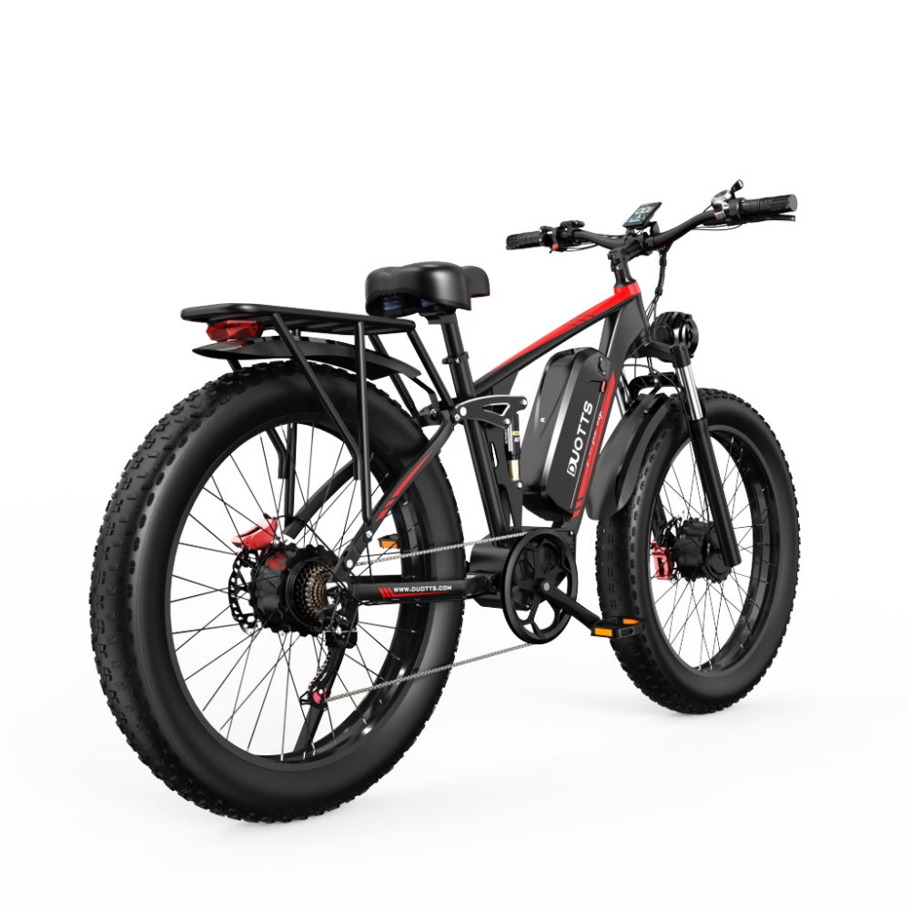 DUOTTS S26 750W*2 26" Dual Motor Electric Fat Bike 960Wh Samsung Battery Full Suspension E-MTB