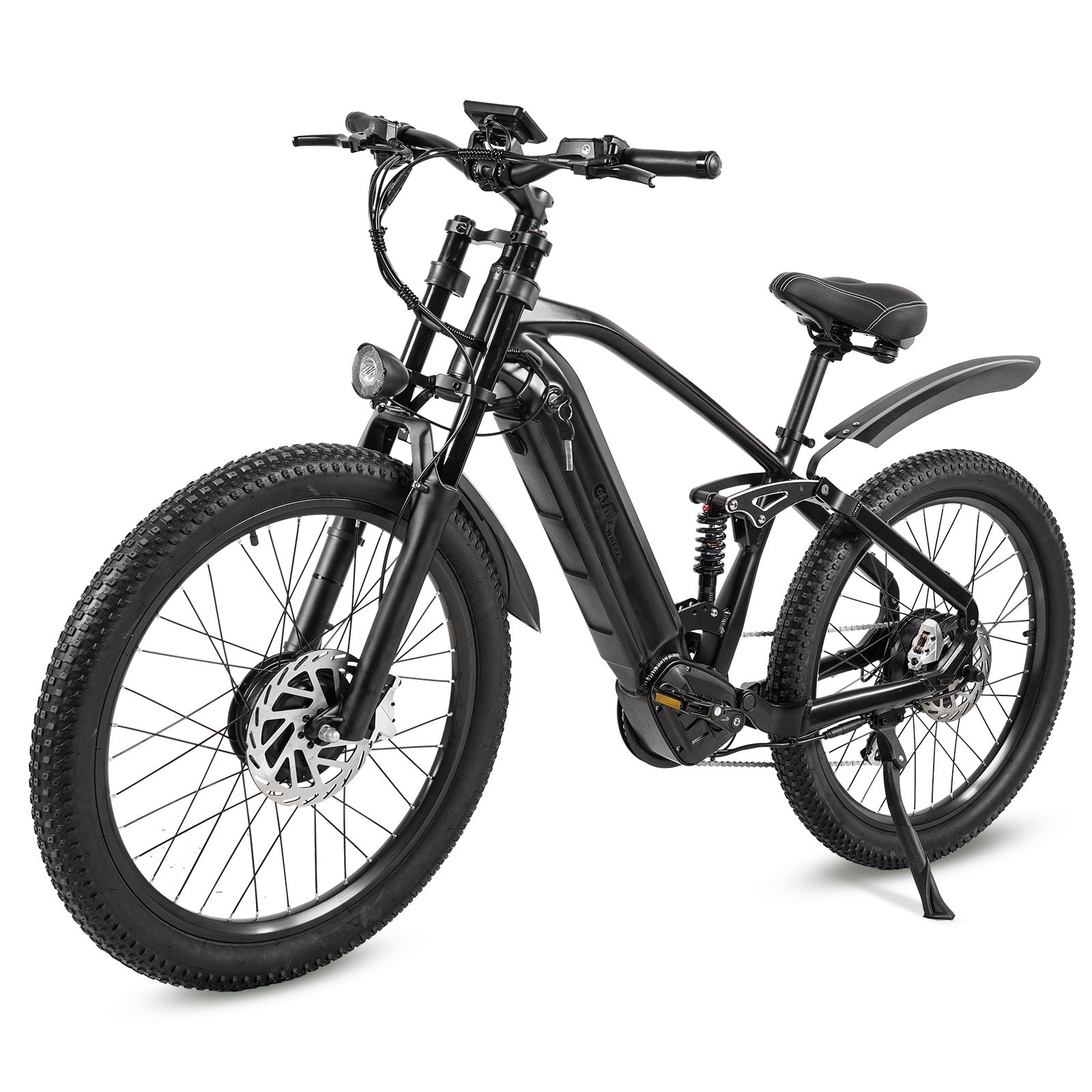 CMACEWHEEL AL26 500W*2 Doppio motore 26" SUV E-Mountain Bike con sensore di coppia Batteria 48V 17Ah