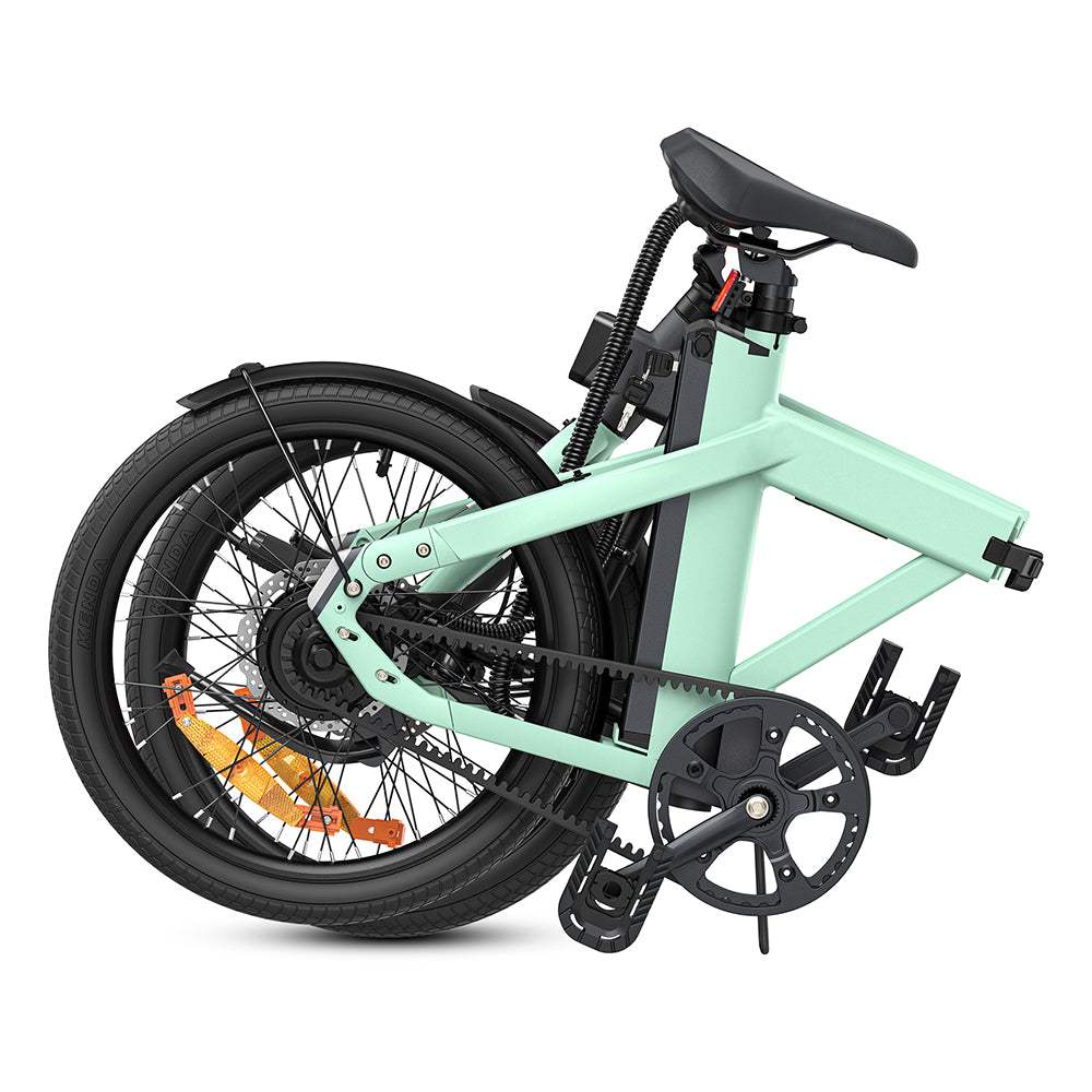 Engwe P20 250W 20" Foldable City Commuter E-bike 345Wh with Belt Drive with Torque Sensor 36V 9.6Ah Battery