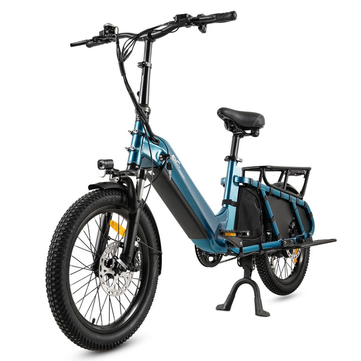 CMACEWHEEL HQ20 500W 20" Vélo Cargo Électrique 960Wh Longtail E-Bike avec Capteur de Couple