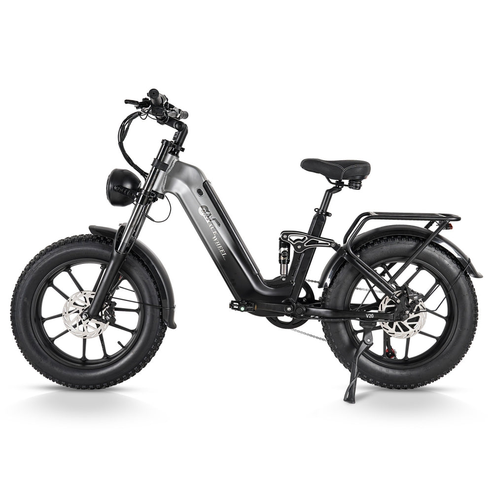 CMACEWHEEL V20 750W 20" Elektrisch Fully Fatbike mit Drehmomentsensor 48V 20Ah Samsung Akku SUV E-bike