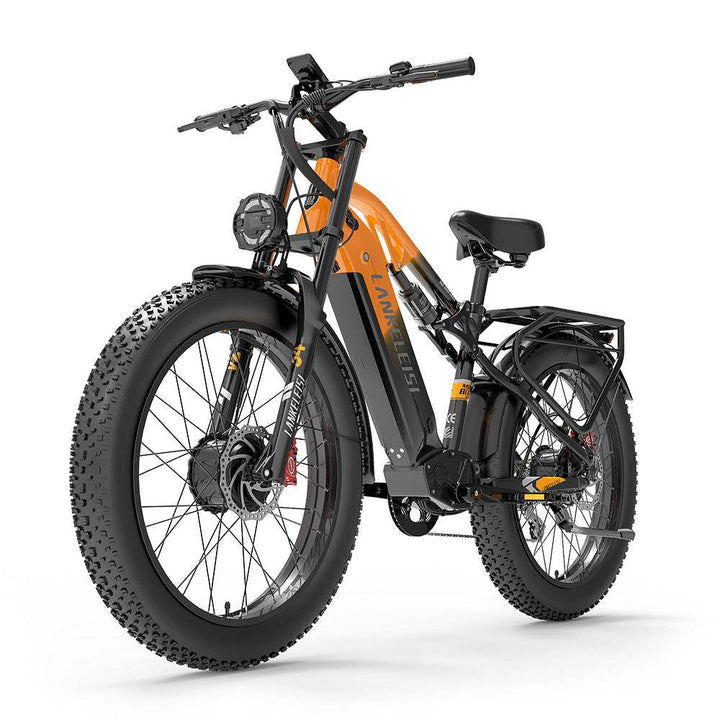 Lankeleisi MG800 Max 1000W*2 26" Fat Bike Dual Motor Trail E-Mountain Bike 48V 20Ah Battery E-MTB