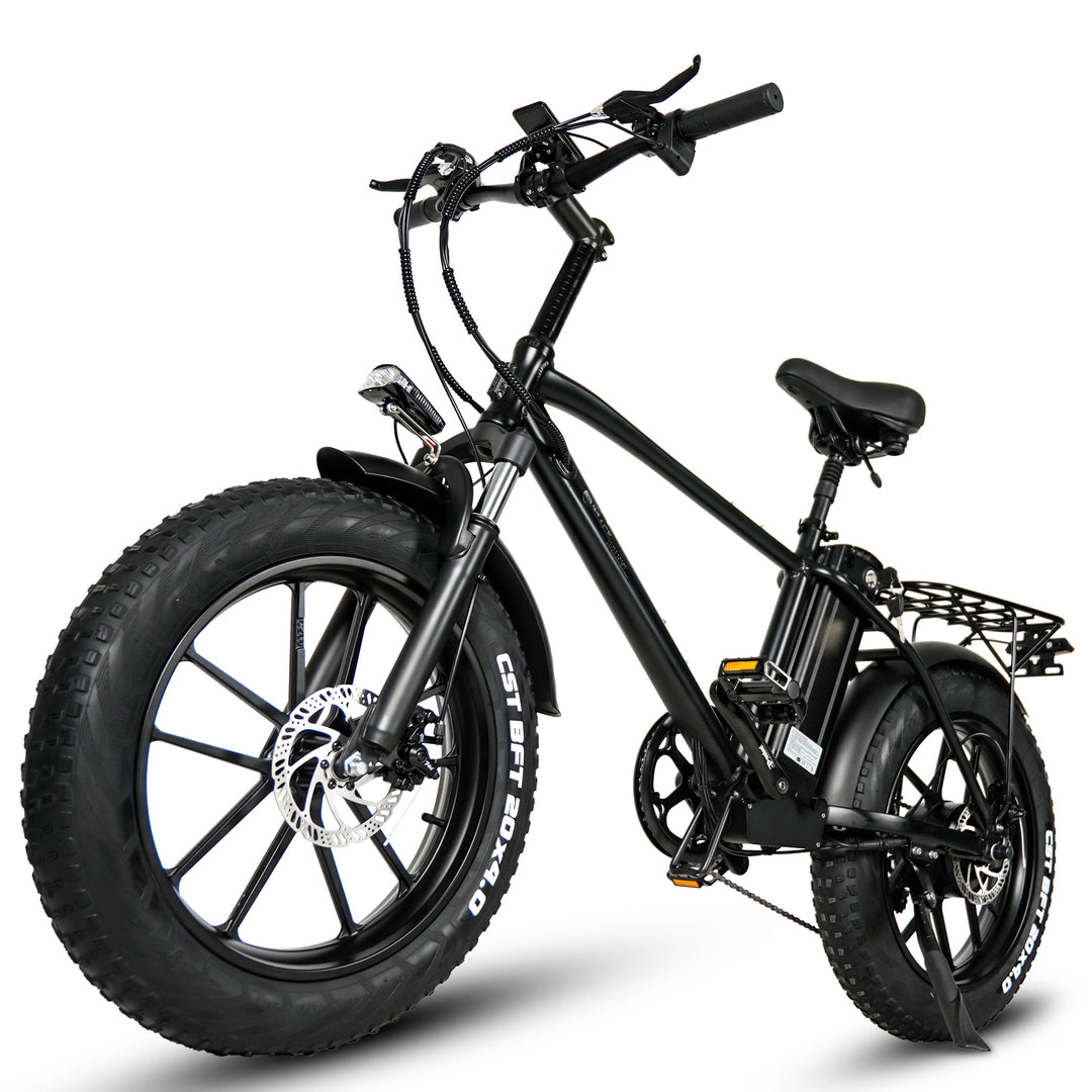 CMACEWHEEL T20 750W 20" Fat Bike 864Wh Electric Mountain Bike Cargo E-bike 48V 18Ah Battery