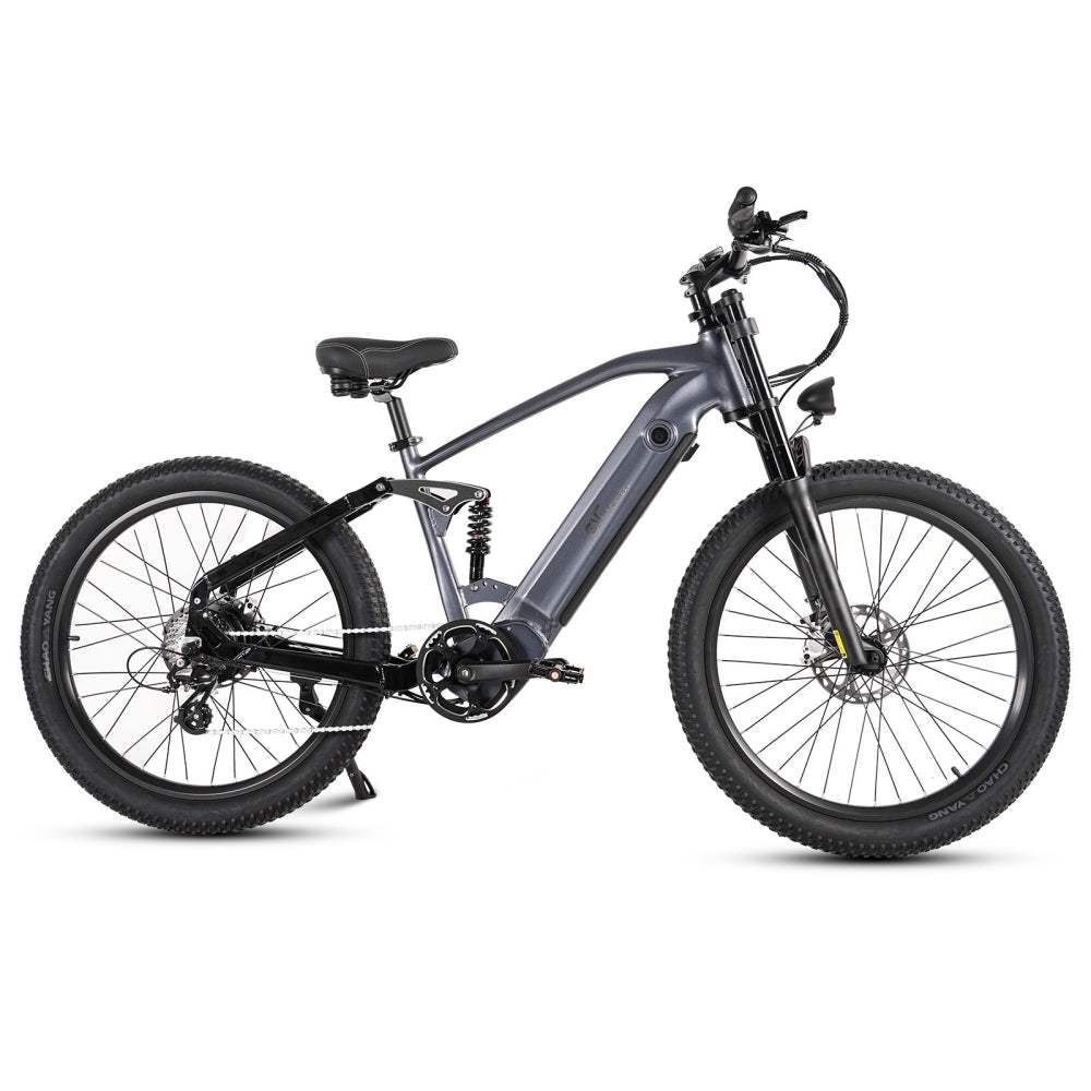 CMACEWHEEL AL26 500 W x 2 à double moteur Vélo de montagne électrique SUV 26 pouces avec capteur de couple et batterie 48 V 17 Ah