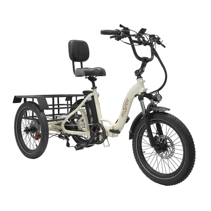 Onesport OT30 500W 20" Foldable Electric Cargo Tricycle 624Wh E-bike 48V 13Ah Battery