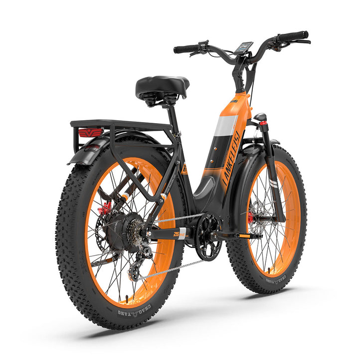 Lankeleisi MG600 Plus 1000W 26" Fat Bike Électrique 960Wh SUV E-bike avec Capteur de Couple 