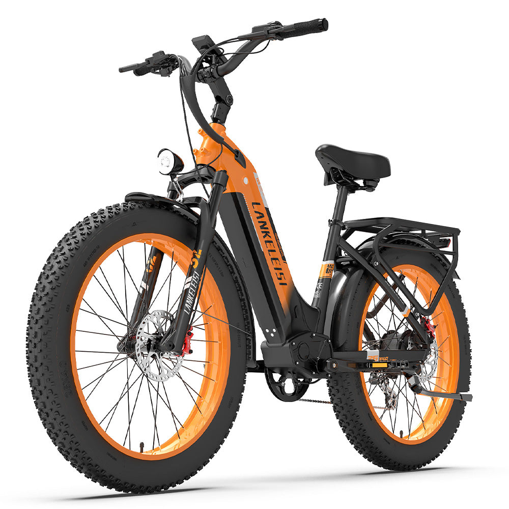 Lankeleisi MG600 Plus 1000W 26" Fat Bike 960Wh All Terrain SUV E-Bike with Torque Sensor 48V 20Ah Battery