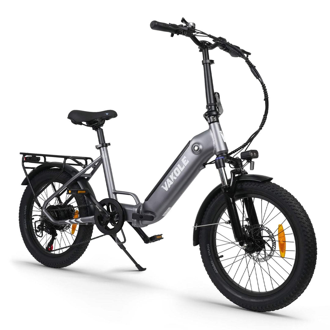 Vakole VT4 250W 20" Foldable Electric Bike 468Wh Step-through E-bike 36V 13Ah Battery