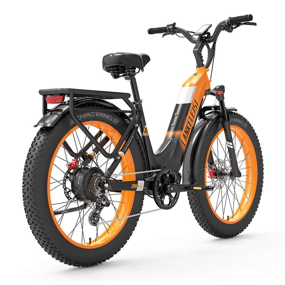 Lankeleisi MG600 Plus 1000W 26" Fat Bike All Terrain SUV E-Bike with Torque Sensor 48V 20Ah Samsung Battery