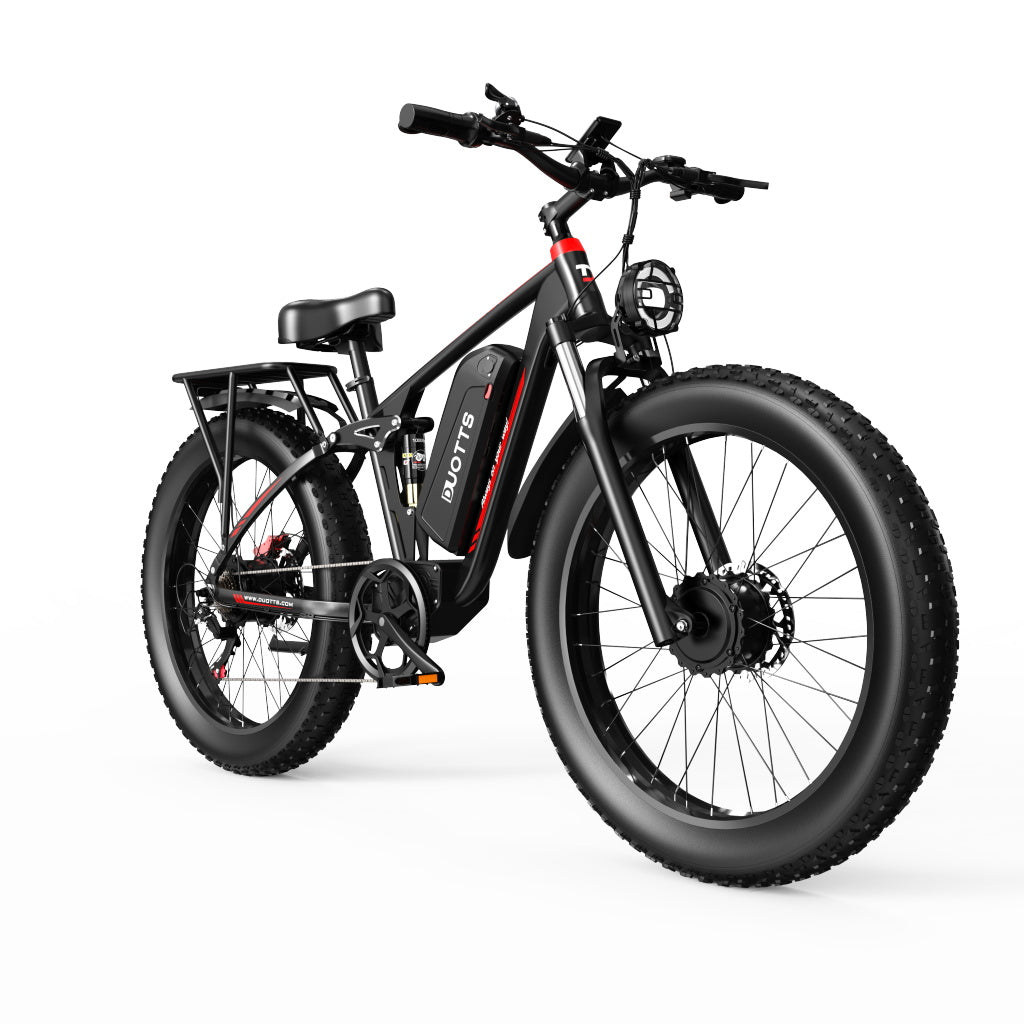 DUOTTS S26 750W*2 26" Dual Motor Electric Fat Bike 960Wh Samsung Battery Full Suspension E-MTB