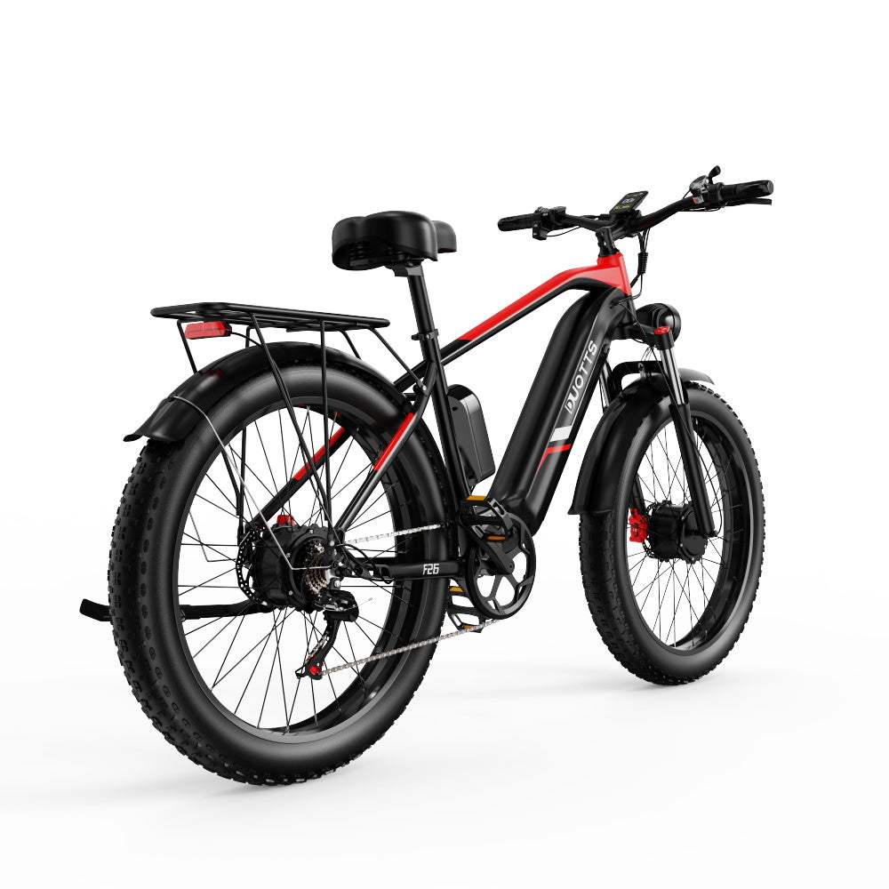 DUOTTS F26 750W*2 Dual Motor 26" Fat Bike 960Wh SUV E-bike 48V 20Ah Battery