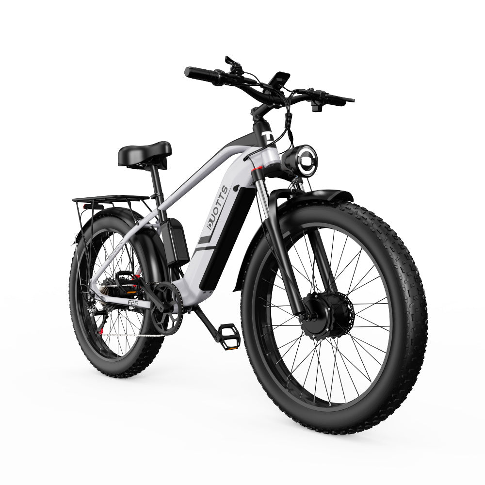 DUOTTS F26 750W*2 26" Dual Motor Electric Fat Bike 960Wh Samsung Battery SUV E-bike