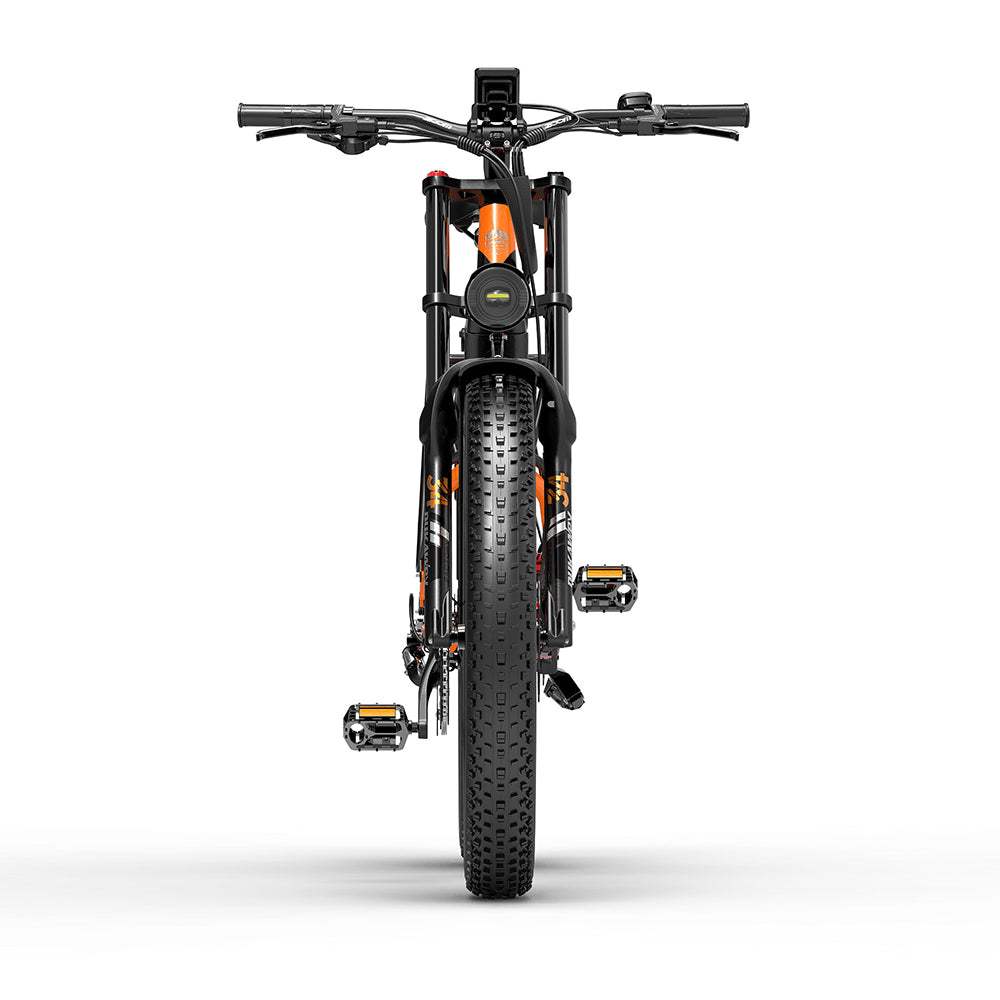 Dukawey Silvertip8 1000W 26” Fat Bike 1040Wh E-Mountain Bike 52V 20Ah Battery SUV E-Bike