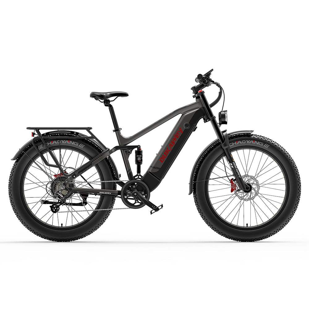 Dukawey Silvertip8 1000W 26” Fat Bike 1040Wh E-Mountain Bike 52V 20Ah Battery SUV E-Bike