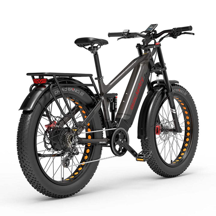 Dukawey Silvertip8 1000W 26” Fat Bike 1040Wh E-Mountain Bike 52V 20Ah Battery SUV E-Bike