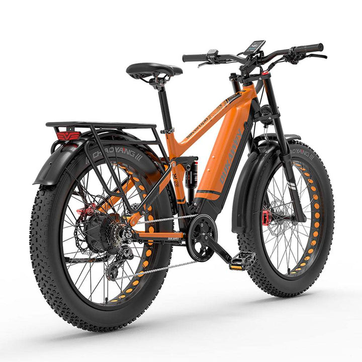 Dukawey Silvertip8 1000W 26” Fat Bike 1040Wh E-Mountain Bike 52V 20Ah Battery SUV E-Bike