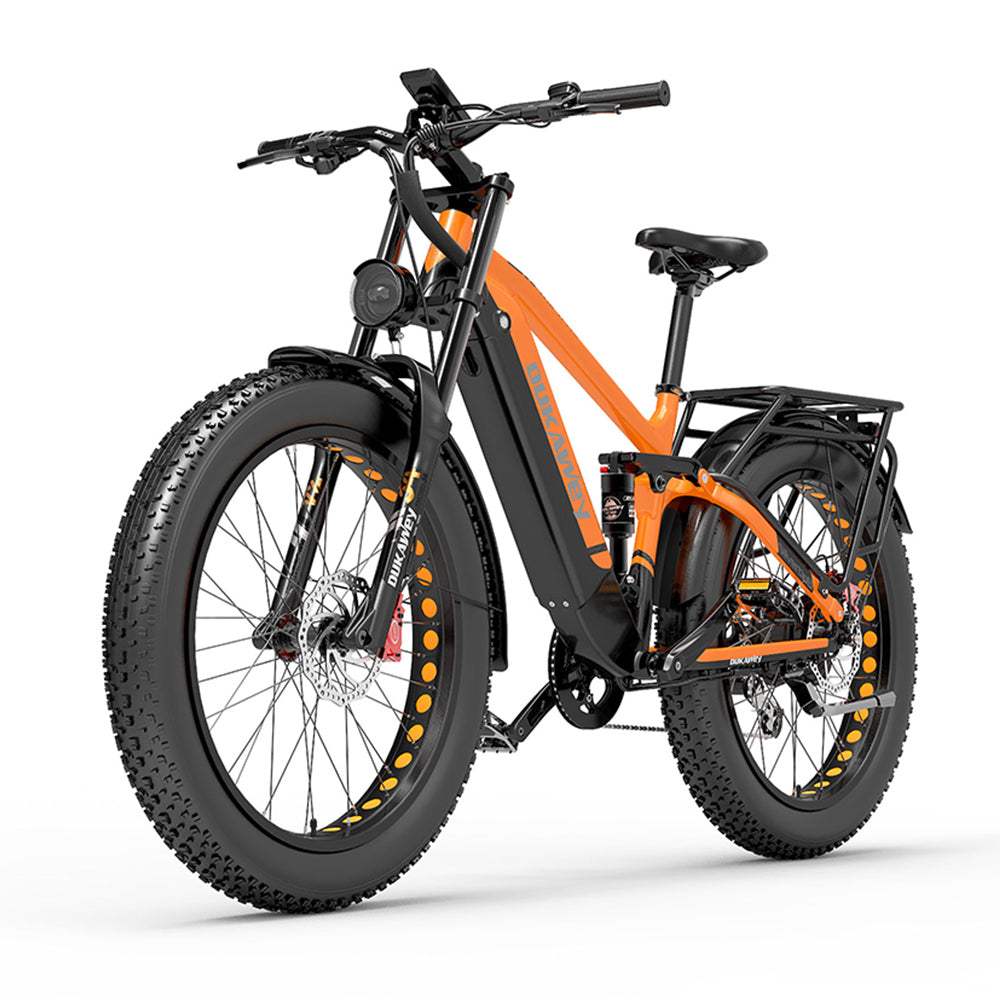 Dukawey Silvertip8 1000W 26” Fat Bike 1040Wh E-Mountain Bike 52V 20Ah Battery SUV E-Bike