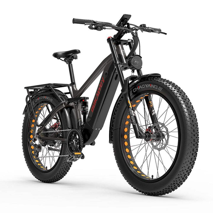 Dukawey Silvertip8 1000W 26” Fat Bike 1040Wh E-Mountain Bike 52V 20Ah Battery SUV E-Bike