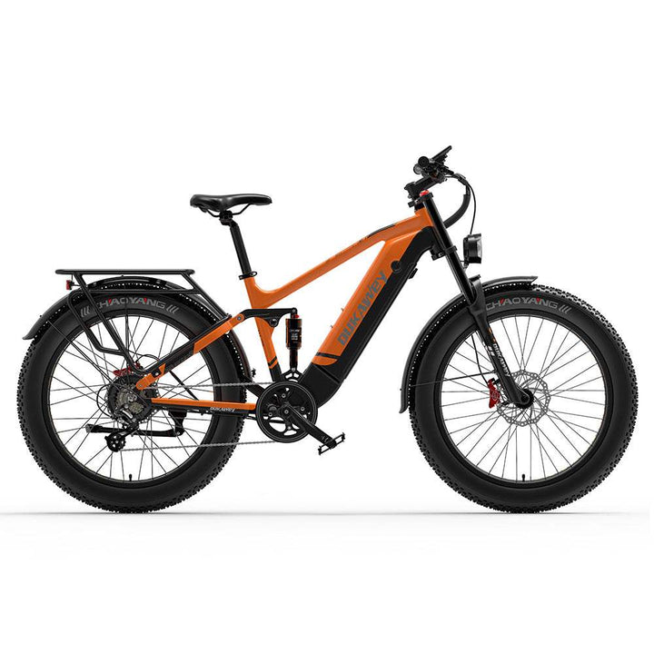 Dukawey Silvertip8 1000W 26” Fat Bike 1040Wh E-Mountain Bike 52V 20Ah Battery SUV E-Bike