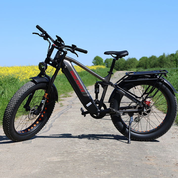 Dukawey Silvertip8 1000W 26" Fat Bike Mountain Bike Elettrica 52V 20Ah Batteria Samsung EMTB