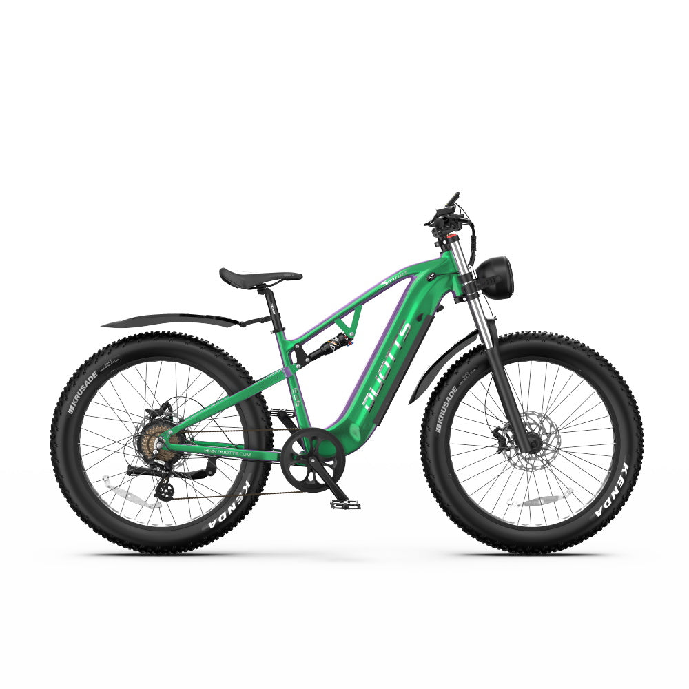 DUOTTS E26 Bicicleta eléctrica de montaña con suspensión total, motor Bafang de 750 W, 26", batería Samsung de 960 Wh y aplicación de soporte