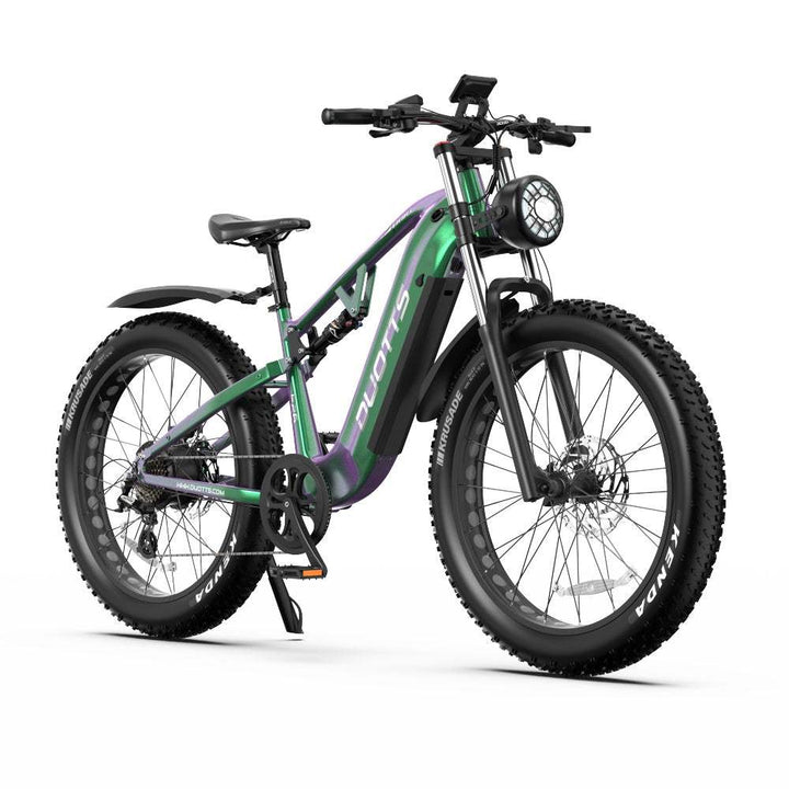 DUOTTS E26 750W Bafang Motor 26" Fat Bike 960Wh Full Suspension E-MTB Support APP