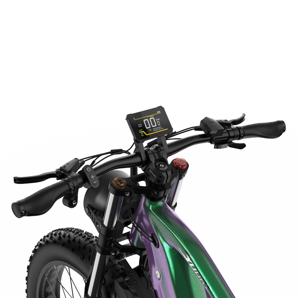 DUOTTS E26 Bicicleta eléctrica de montaña con suspensión total, motor Bafang de 750 W, 26", batería Samsung de 960 Wh y aplicación de soporte