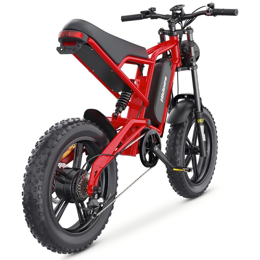 Hidoes B6 MAX 1200W 20" Fatbike Elektrofahrrad 48V 15AH Akku