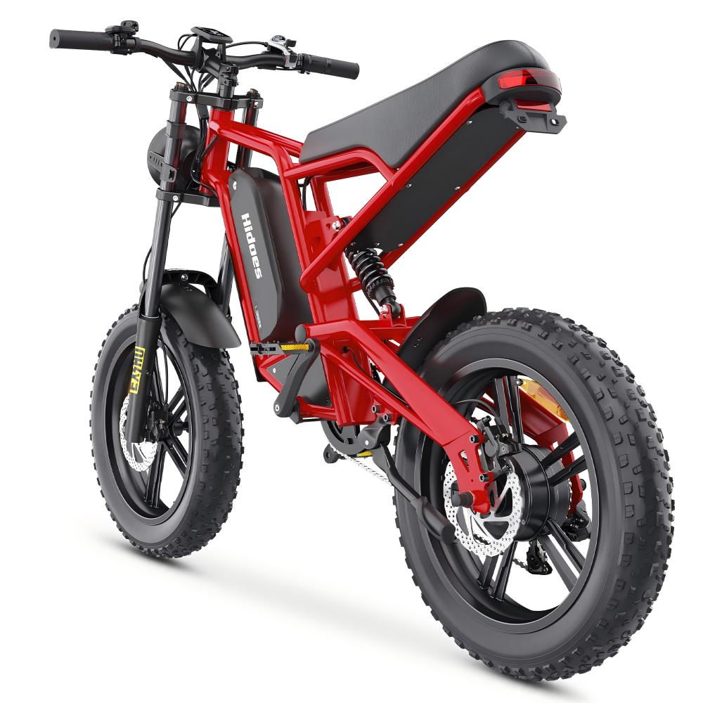 Hidoes B6 MAX 1200W 20" Fatbike Elektrofahrrad 48V 15AH Akku