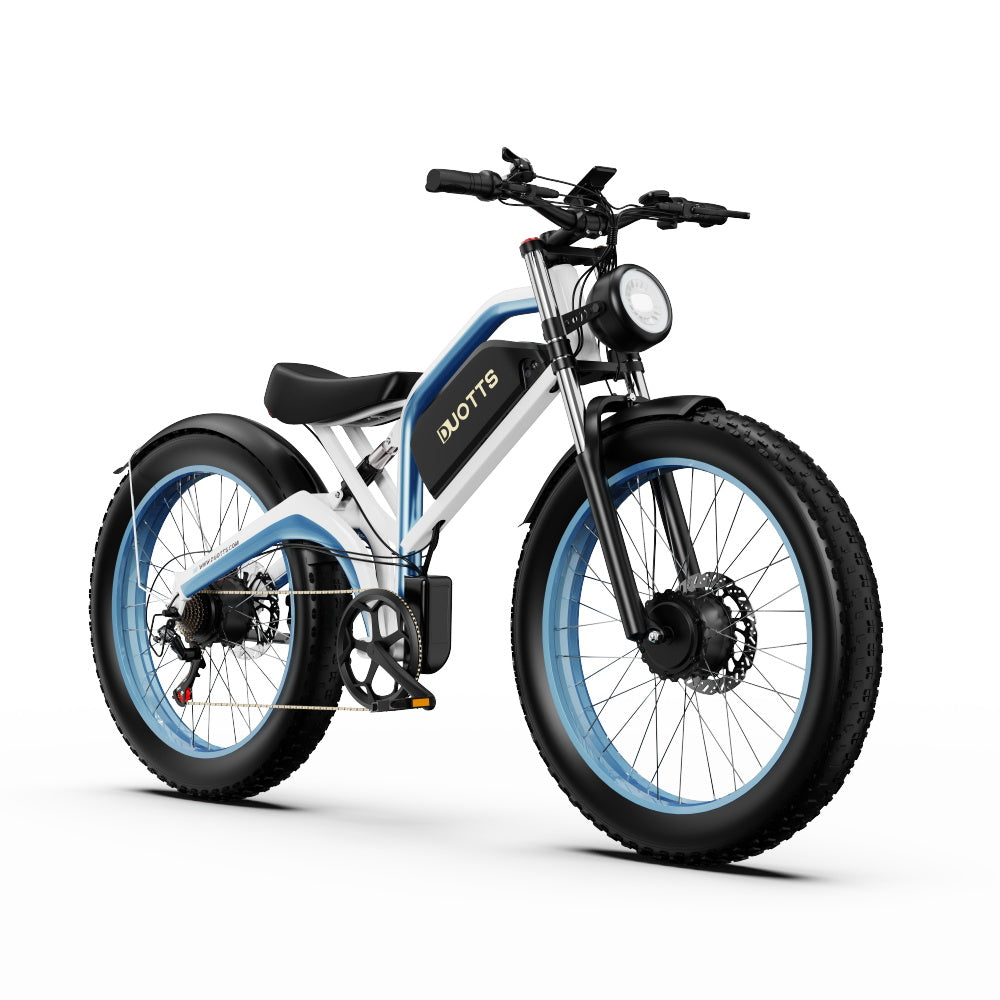 DUOTTS N26 750W*2 26" Dual Motor Electric Fat Bike 960Wh Samsung Battery Moped E-bike